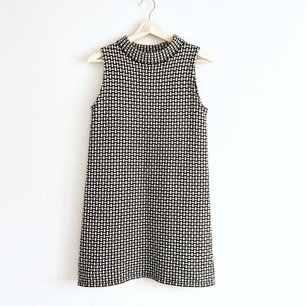 Zara Knit High Neckline Dress Size Medium